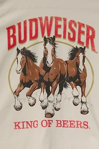 Junk Food Budweiser King of Beers Hockey Tee