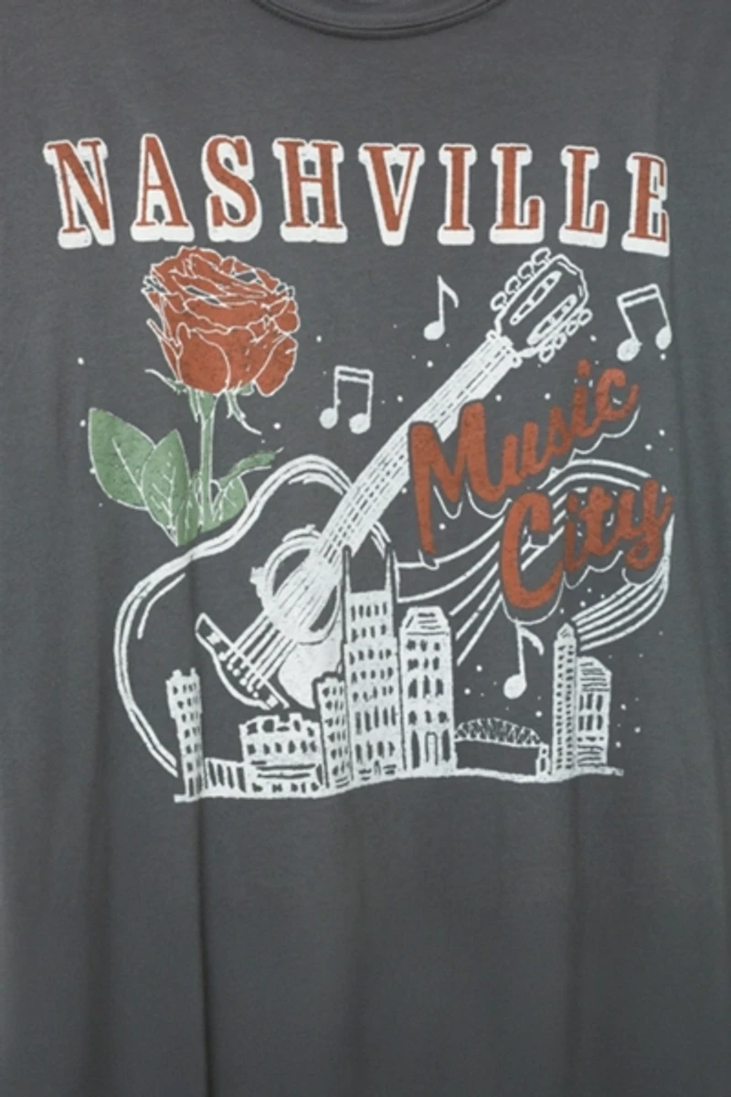 Junk Food Nashville Oversized Tee