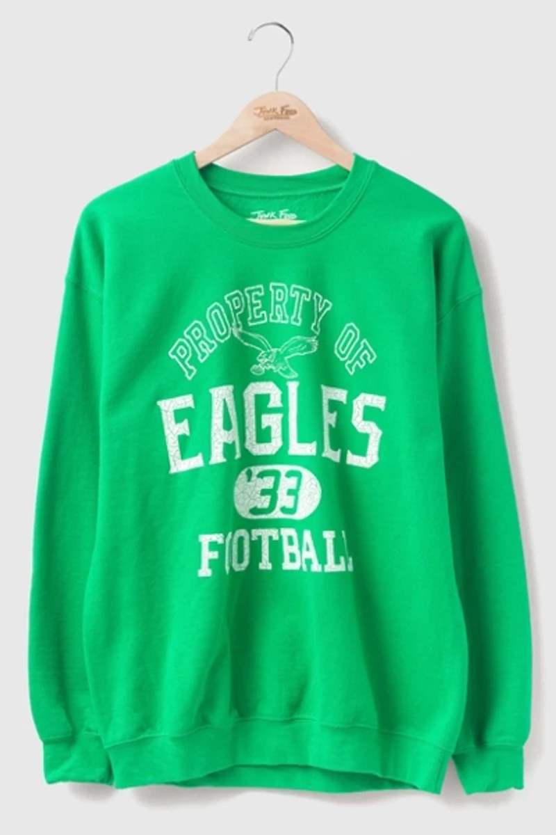 Junk Food NFL Property Flea Market Crewneck Sweatshirt