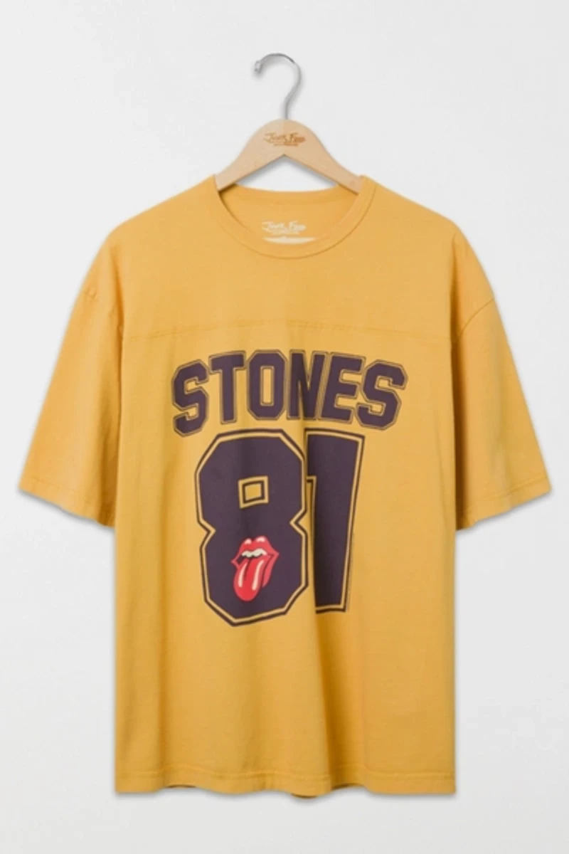 Junk Food Rolling Stones '81 Hockey Tee