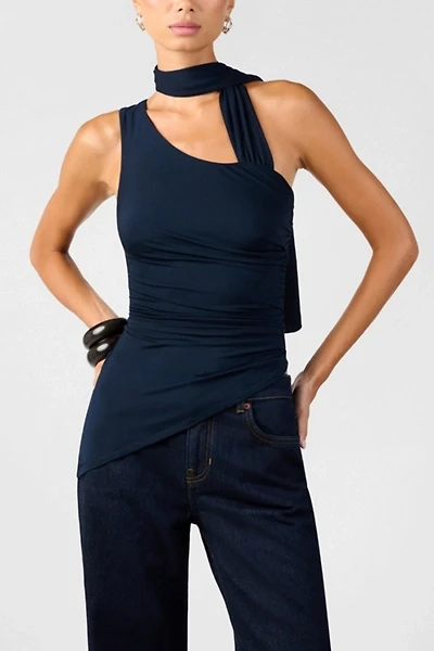 WeWoreWhat One Shoulder Draped Top