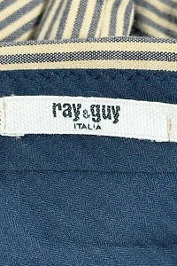 Vintage 1990's Ray & Guy Striped Flared Leg Hippy Pants