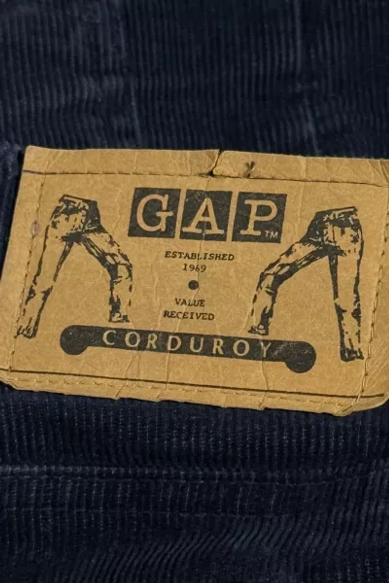 Vintage 1980's Gap Straight Leg Corduroy Jeans