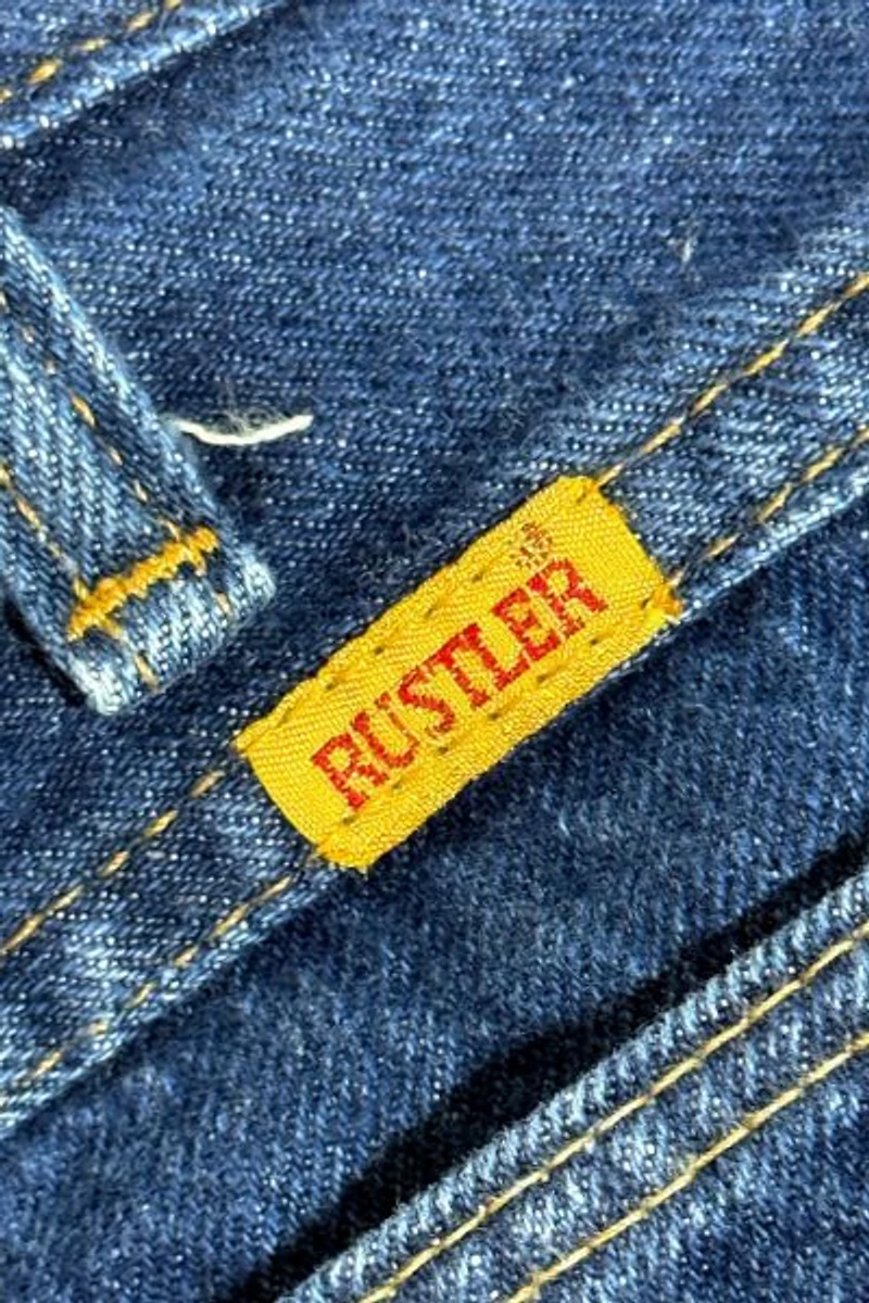 Vintage 1970's Rustler Yellow Label  Western Bootcut Jeans