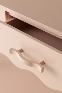 Daya Scallop Entryway Storage Console Table