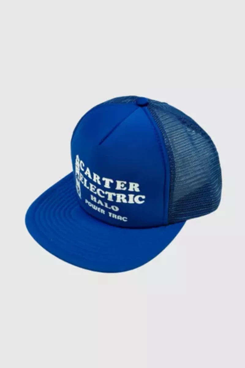 Vintage 1980's Carter Electric Trucker Hat