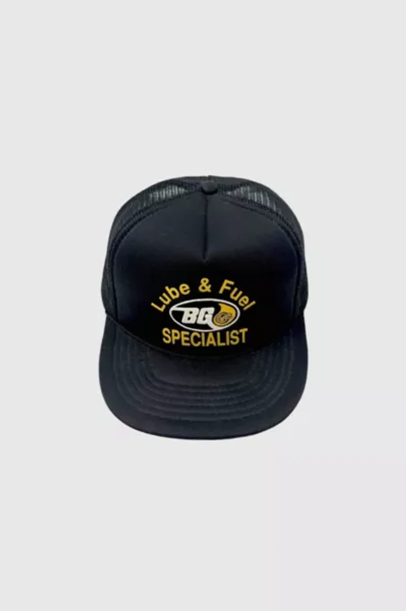 Vintage 1980's Lube And Fuel Trucker Hat