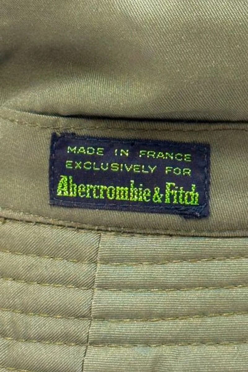 Vintage 1960's Abercrombie & Fitch Reversible Waterproof Bucket Hat