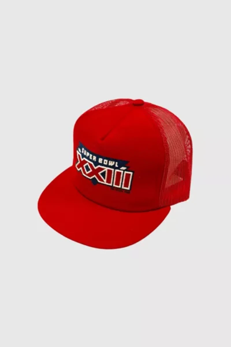 Vintage 1980's Superbowl Xxiii Foam & Mesh Trucker Hat