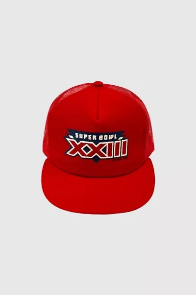 Vintage 1980's Superbowl Xxiii Foam & Mesh Trucker Hat