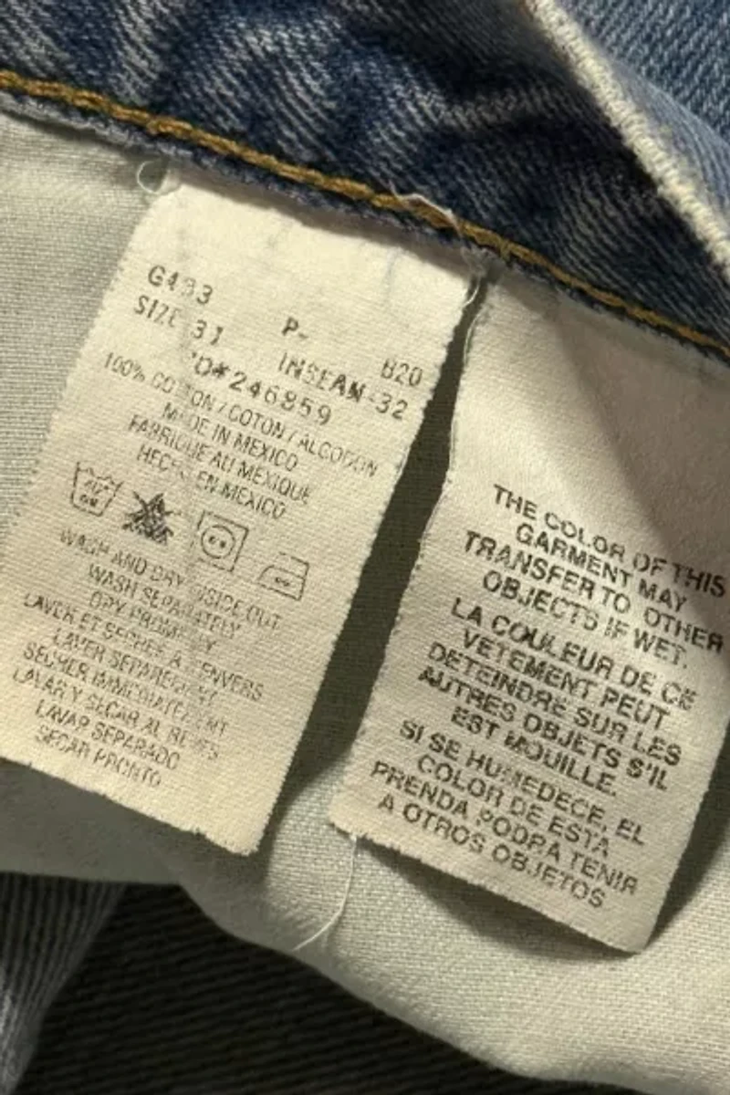 Vintage 1990's Tommy Hilfiger Light Baggy Carpenter Denim Jeans
