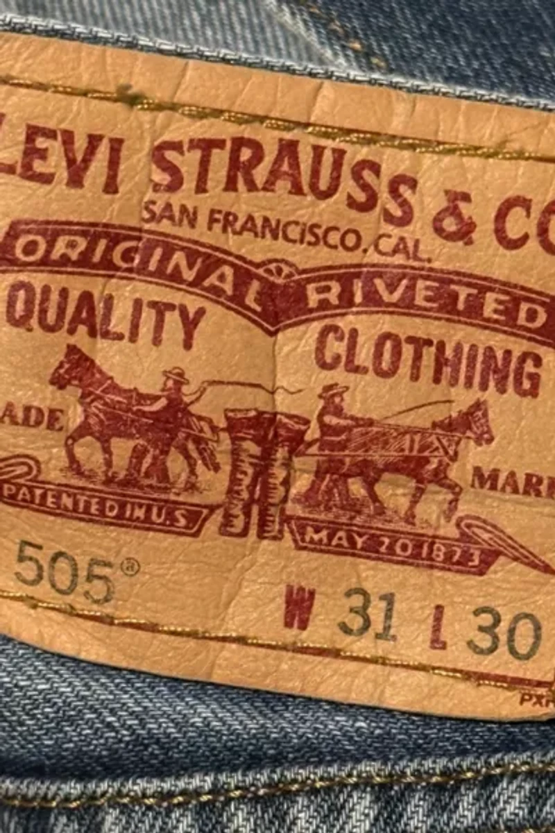 Vintage 1990's Levi’s® 505 Light Faded Denim Jeans