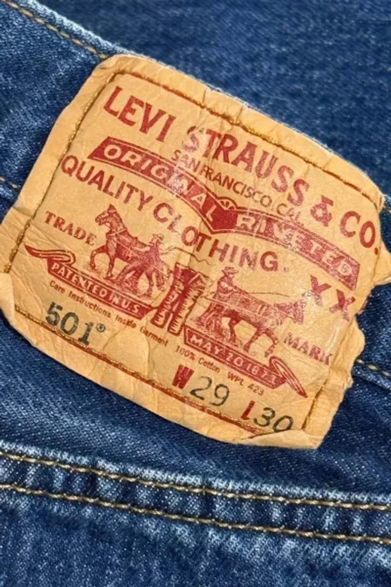 Vintage 1990's Levi’s® 501 Dark Wash Denim Jeans