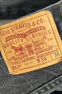 Vintage 1980's Levi’s® 517 Faded Western Bootcut Denim Jeans