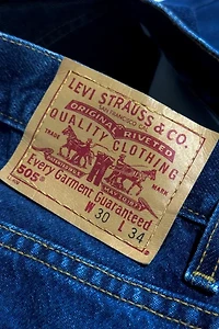 Vintage 1980's Levi’s® 505 Dark Wash Straight Leg Denim Jeans