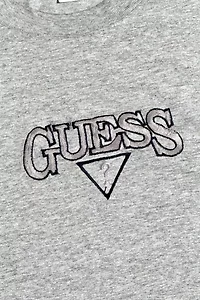 Vintage 1990's Guess Embroidered Logo Jersey T-Shirt