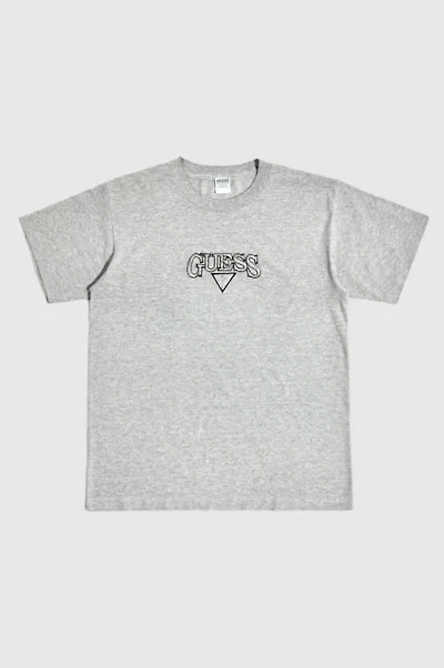 Vintage 1990's Guess Embroidered Logo Jersey T-Shirt