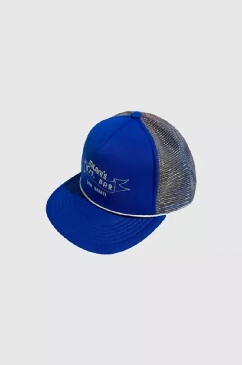 Vintage 1970's Milani's Bar San Rafael Mesh & Foam Trucker Hat