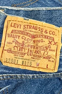 Vintage 1980's Levi’s® 501 Wash Denim Jeans