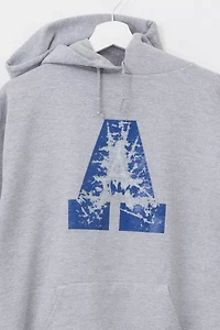 Vintage Y2K Distressed A Graphic Hoodie Sweatshirt