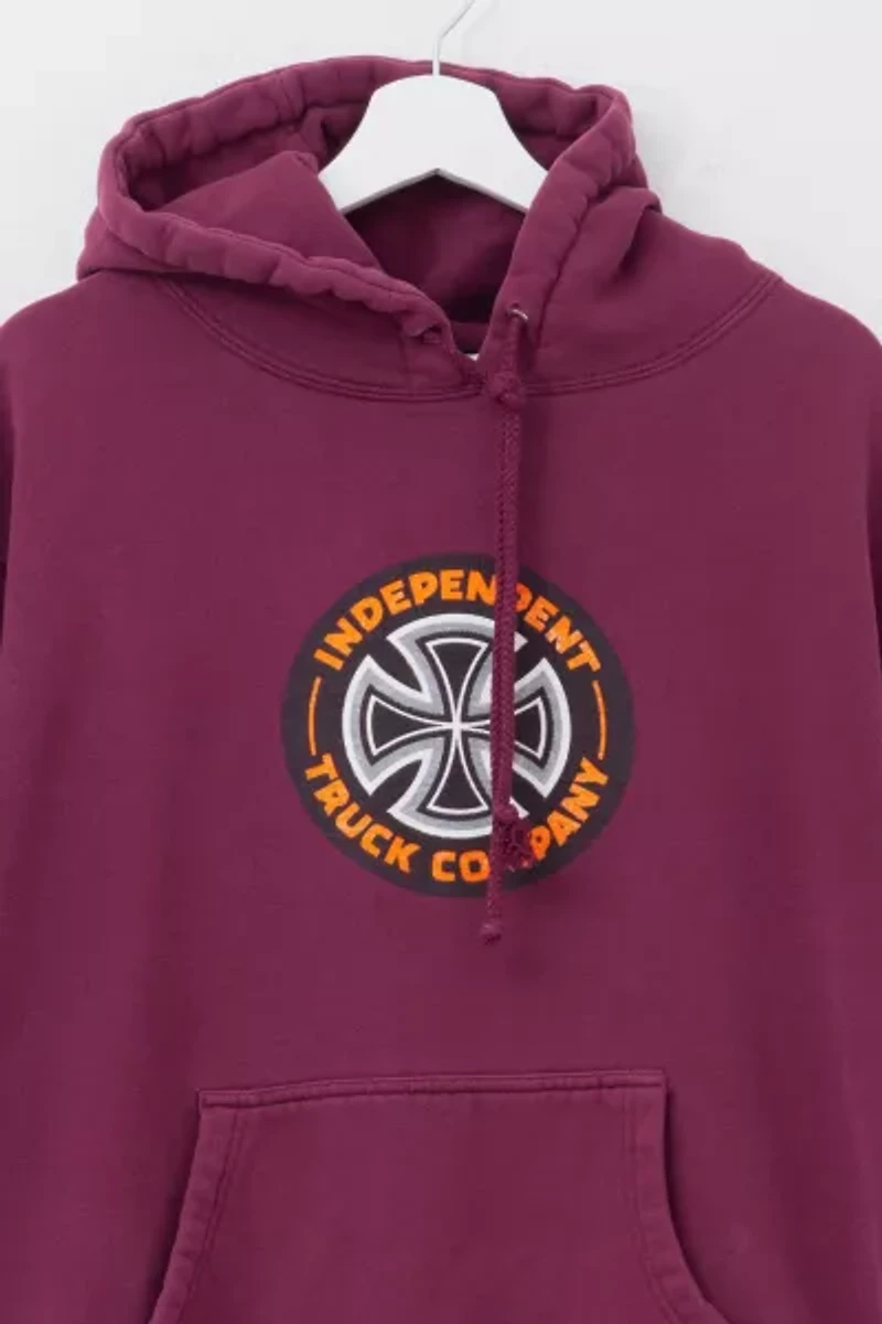 Vintage Y2K Distressed Independent Skateboard Trucks Graphic Hoodie Sweatshirt