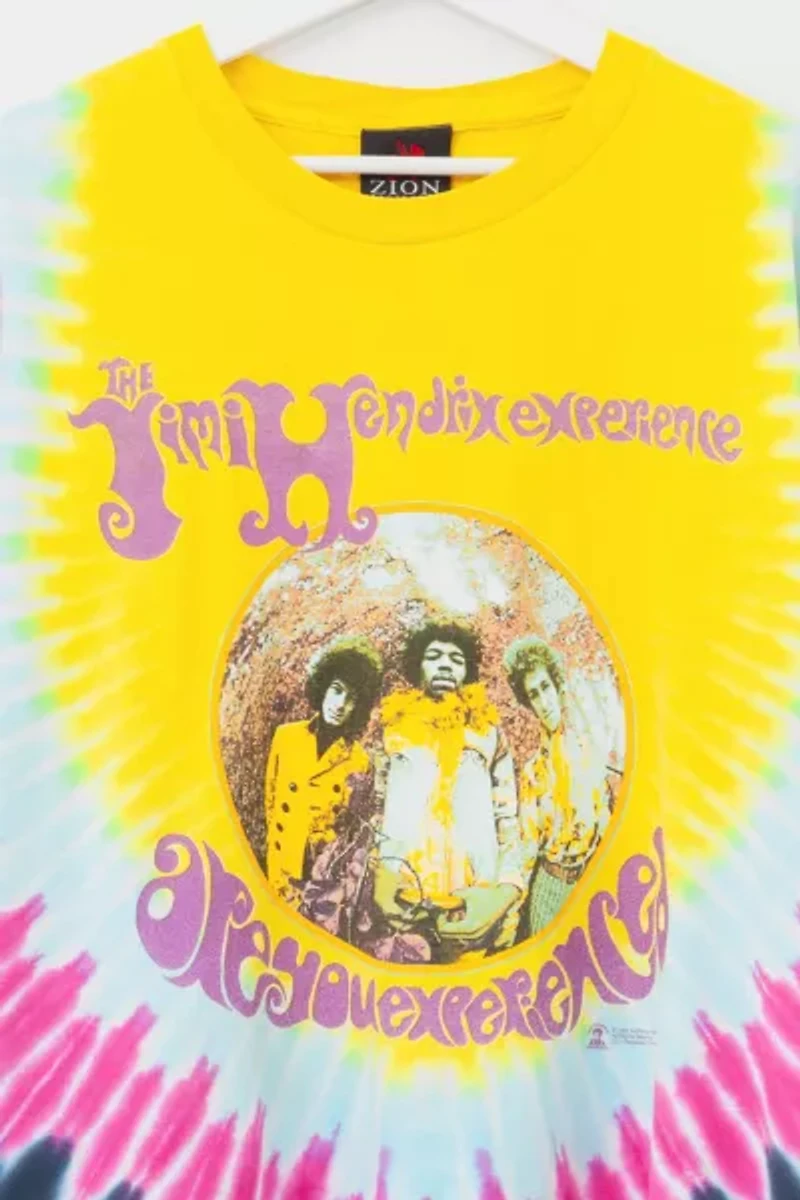 Vintage Y2K The Jimi Hendrix Experience All Over Print Graphic T-Shirt