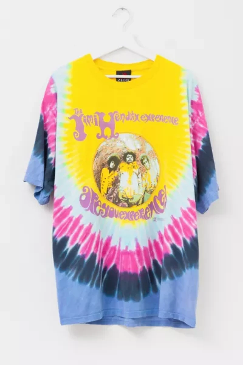 Vintage Y2K The Jimi Hendrix Experience All Over Print Graphic T-Shirt