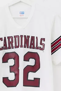 Vintage 1980s Distressed Cardinals Football Jersey Graphic T-Shirt Made in USA