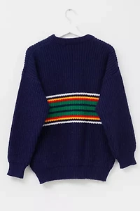 Vintage 1980s Kappa Cable Knit Pullover Sweater Made in Italy