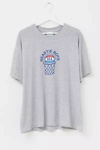 Vintage 1990s Beastie Boys ABA Basketball Graphic T-Shirt
