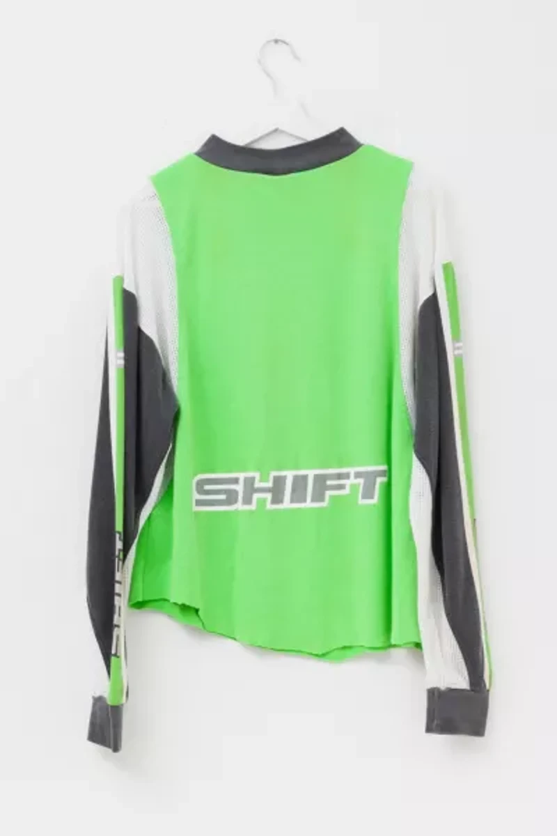 Vintage 1990s Distressed Shift Motocross Jersey Cropped