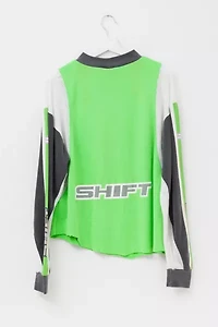 Vintage 1990s Distressed Shift Motocross Jersey Cropped