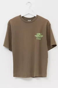 Vintage 1990s Distressed Gotcha Green Surf Graphic T-Shirt Made in USA