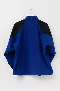 Vintage 1990s Distressed Marmot Blue Black Technical Zipper Fleece