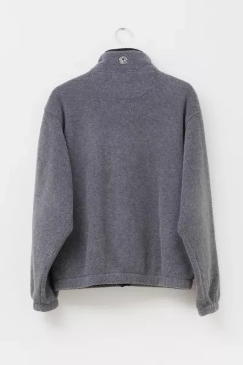 Vintage 1990s EBTEK Eddie Bauer Gray Zipper Fleece