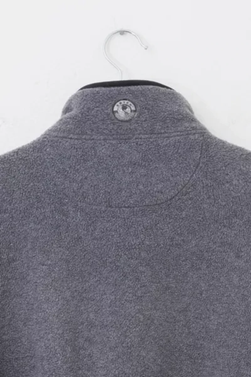 Vintage 1990s EBTEK Eddie Bauer Gray Zipper Fleece