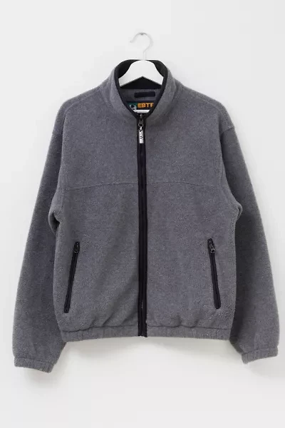 Vintage 1990s EBTEK Eddie Bauer Gray Zipper Fleece