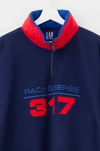 Vintage 1990s GAP Racing Series 317 Pullover Fleece