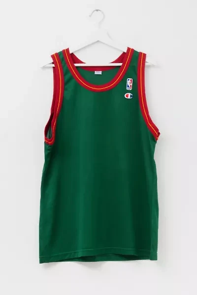 Vintage 1990s Shawn Kemp Seattle Sonics Champion Blank Front NBA Jersey