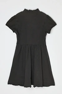 Vintage Y2k Dark Grey Buttoned Mini Dress