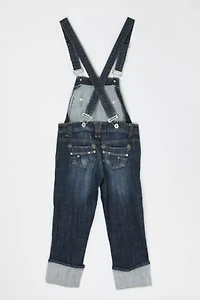 Vintage Y2k Contrast-Stitched Overalls