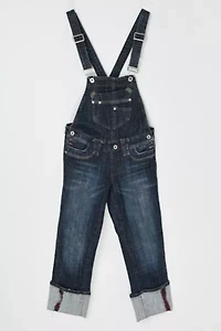 Vintage Y2k Contrast-Stitched Overalls