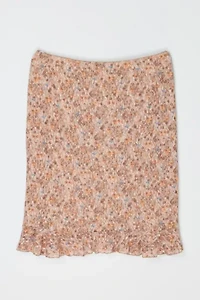 Vintage Y2k Lacy Printed Midi Skirt