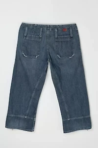 Vintage Y2k Wide Leg Cropped Jeans