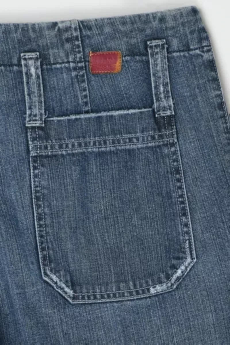 Vintage Y2k Wide Leg Cropped Jeans