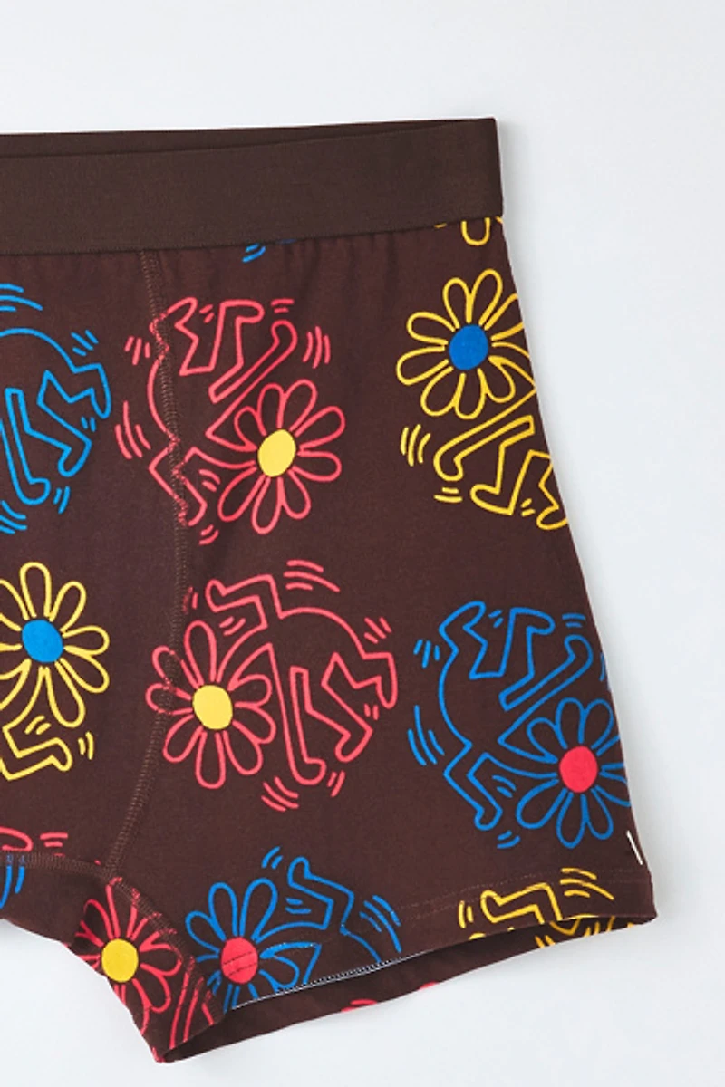 Keith Haring Dancing Flowers Boxer Briefs