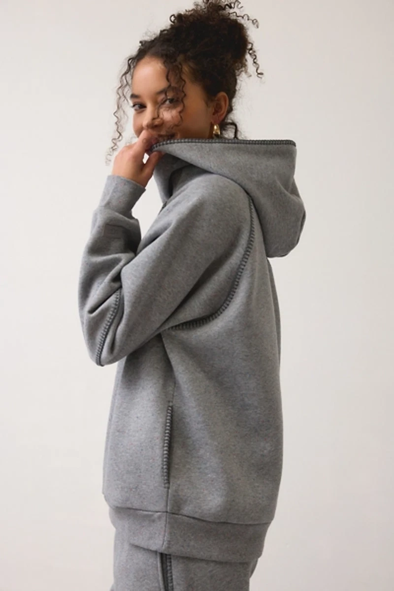 UGG Classic Whipstitch Detail Hoodie Sweatshirt