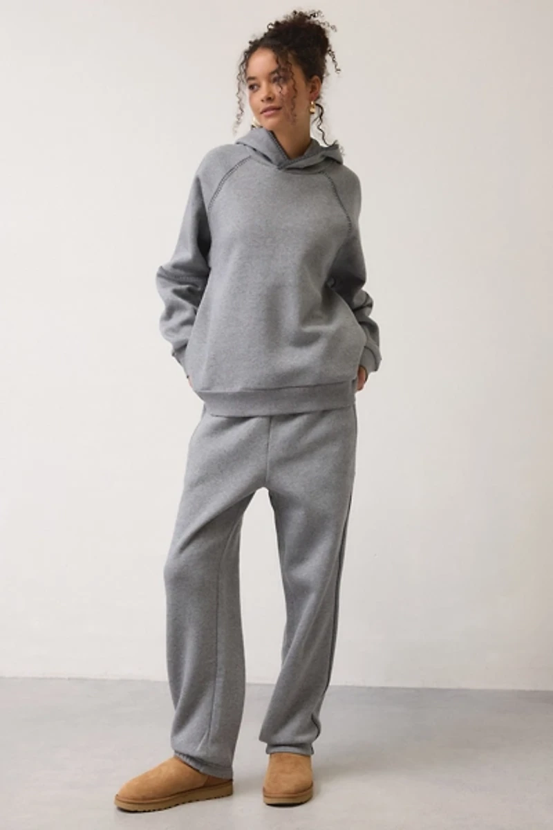 UGG Classic Whipstitch Detail Hoodie Sweatshirt