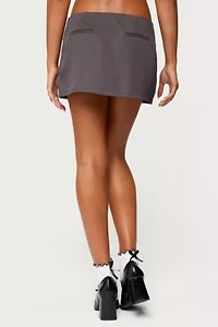 Edikted Kezi Mixed Pattern Tailored Mini Skirt