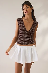 Kimchi Blue Talia Trapeze Pleated Short